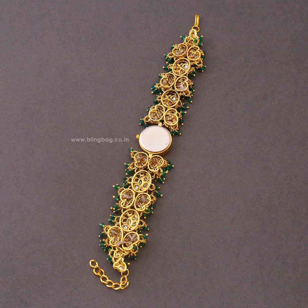 Blingbag Emerald Phulwari Kashmiri Watch