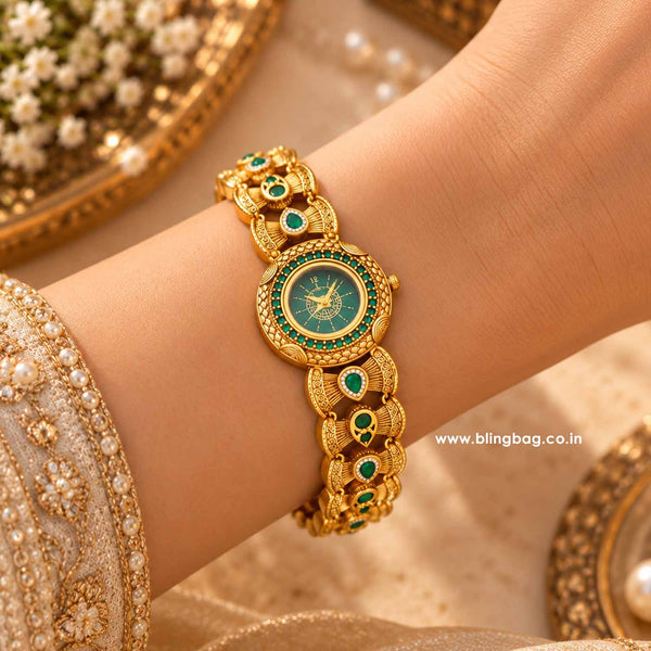 Blingbag Emerald Vaarika Heritage Watch