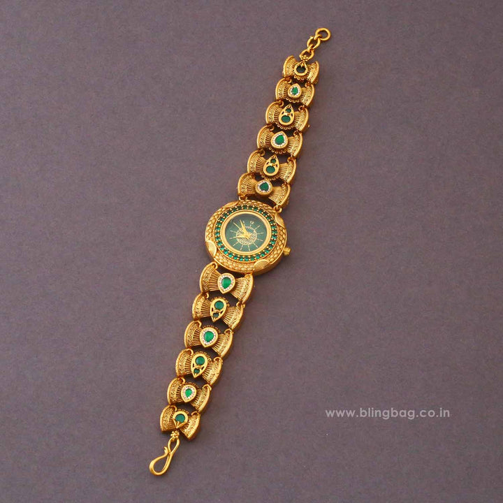 Blingbag Emerald Vaarika Heritage Watch