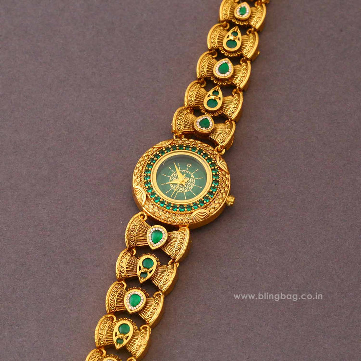 Blingbag Emerald Vaarika Heritage Watch