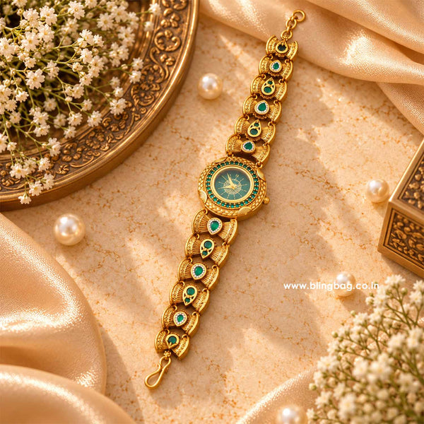 Blingbag Emerald Vaarika Heritage Watch