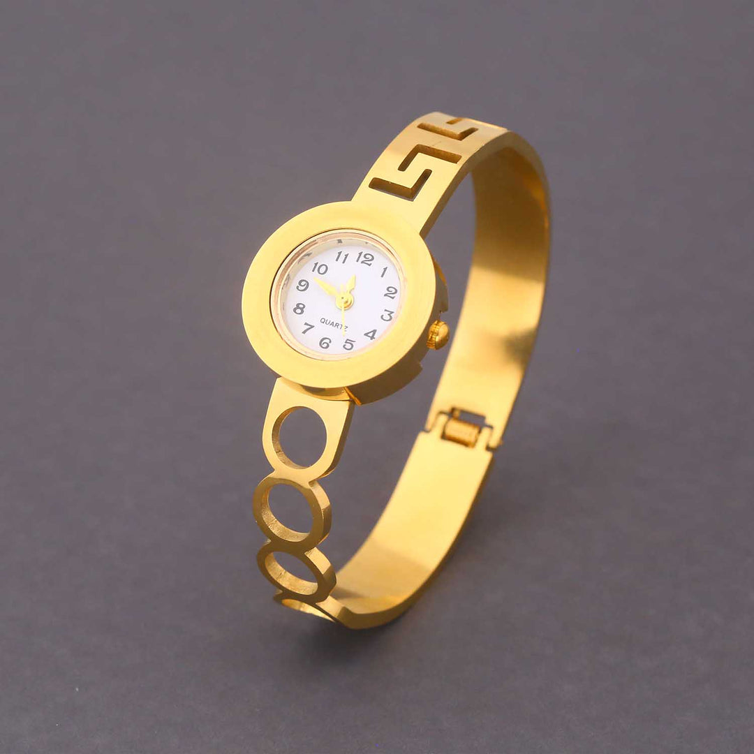Blingbag Gold- Tone Quartz Bracelet Watch