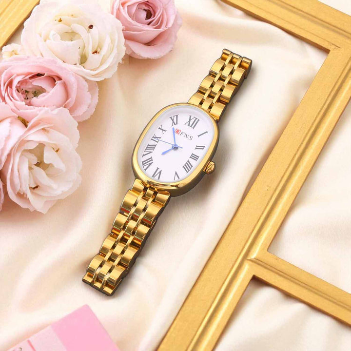 Blingbag Gold Roman Ishanvi Watch