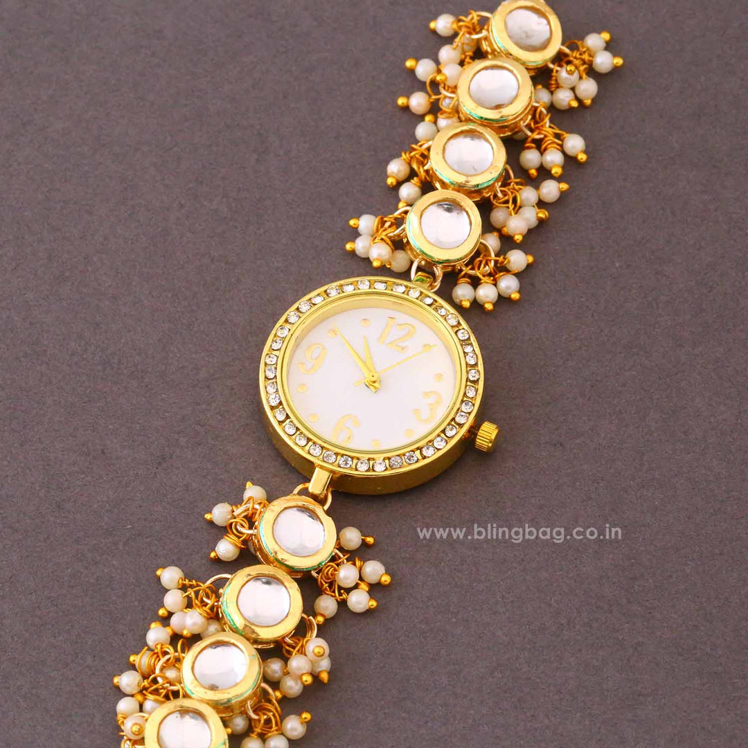 Blingbag Golden Aahira Kashmiri Watch
