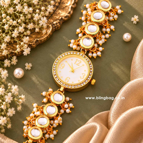 Blingbag Golden Aahira Kashmiri Watch