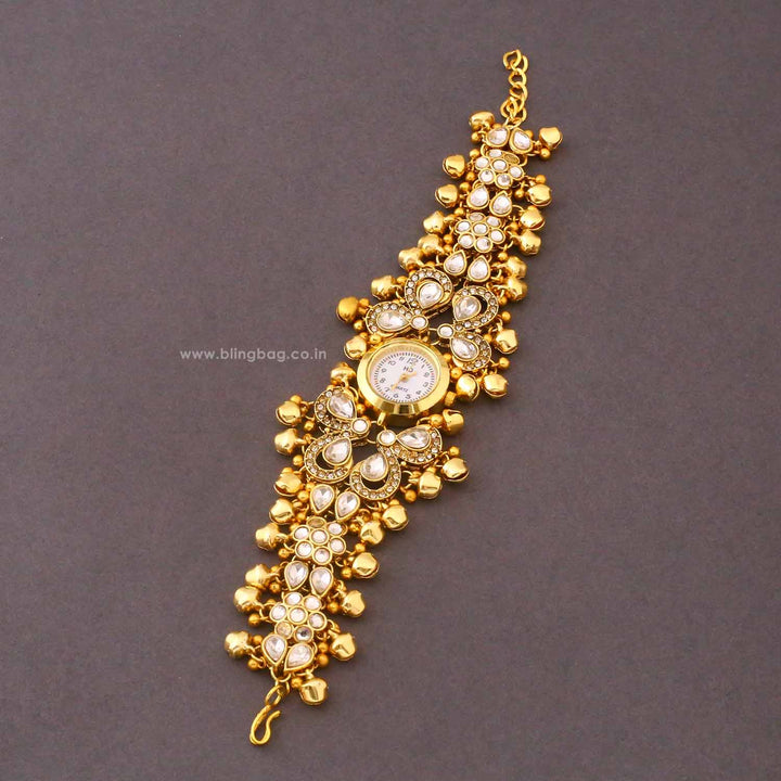 Blingbag Golden Avnisha Heritage Watch
