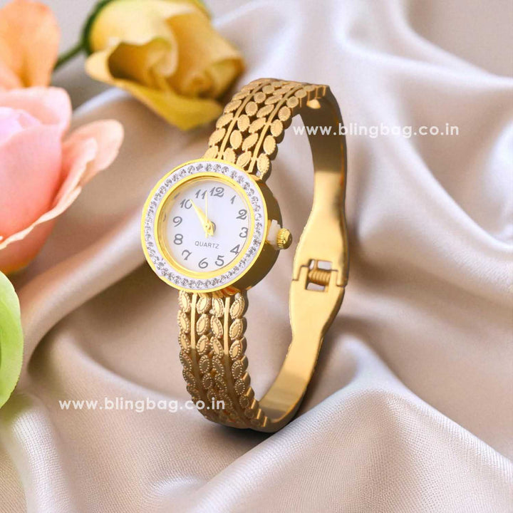 Blingbag Golden Radiance Nathiya Watch