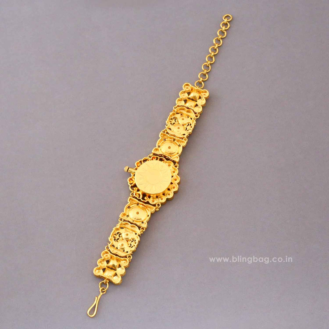 Blingbag Golden Roshniita Heritage Watch