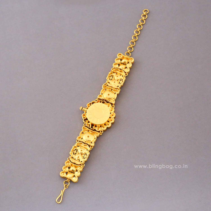 Blingbag Golden Roshniita Heritage Watch