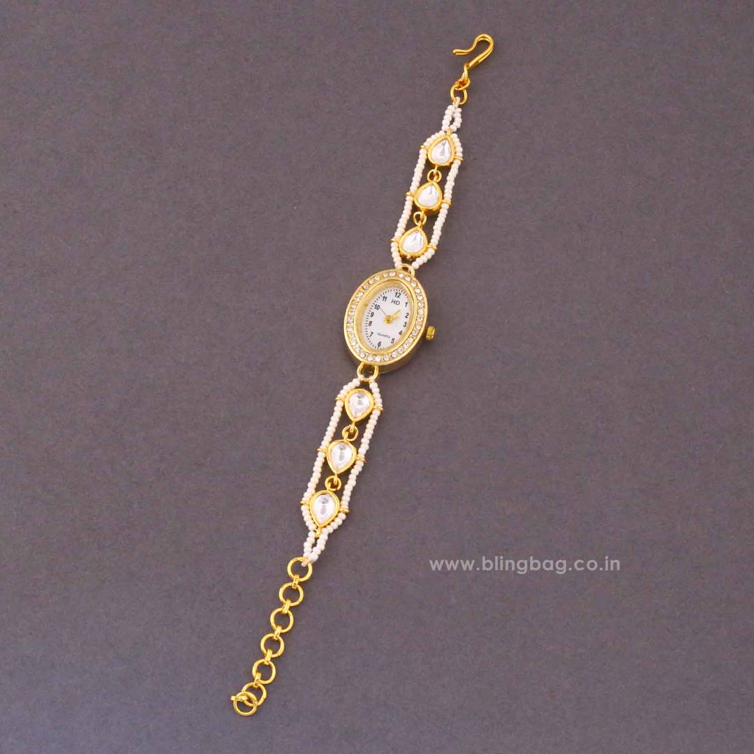 Blingbag Ivory Floyrn Kashmiri Watch