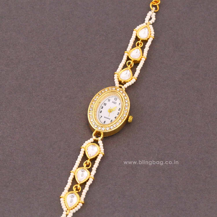Blingbag Ivory Floyrn Kashmiri Watch