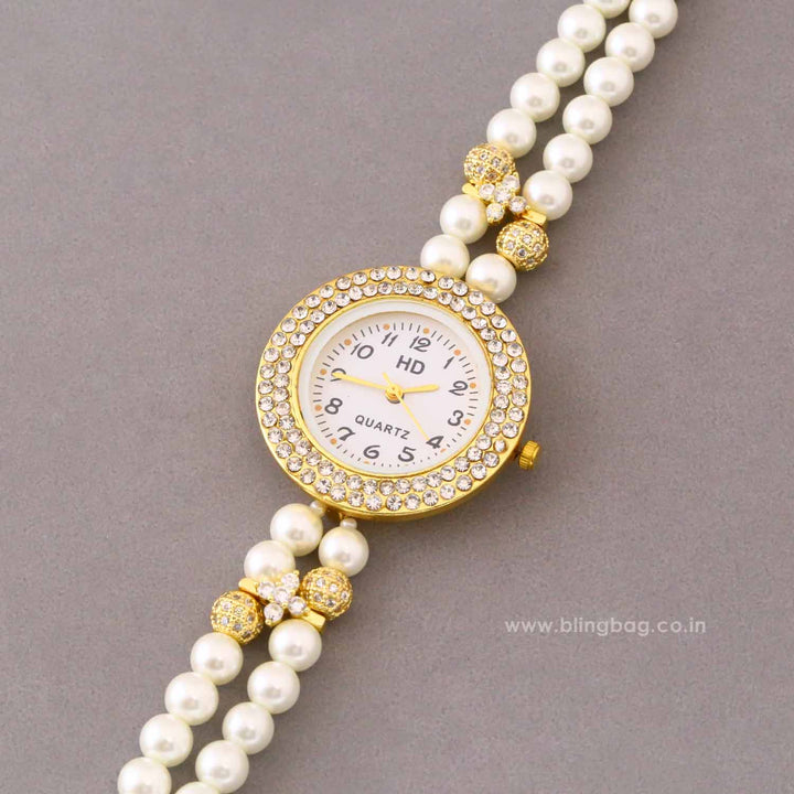Blingbag Ivory Noor Kashmiri Watch