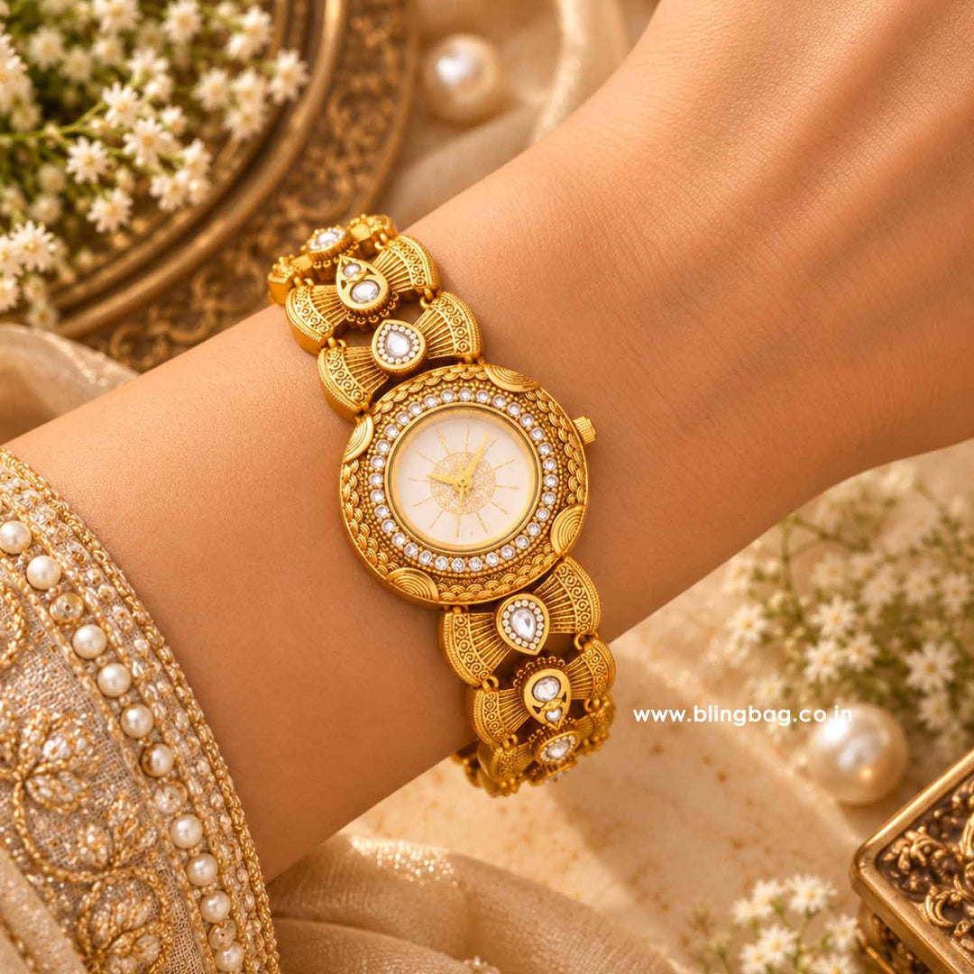Blingbag Ivory Vaarika Heritage Watch