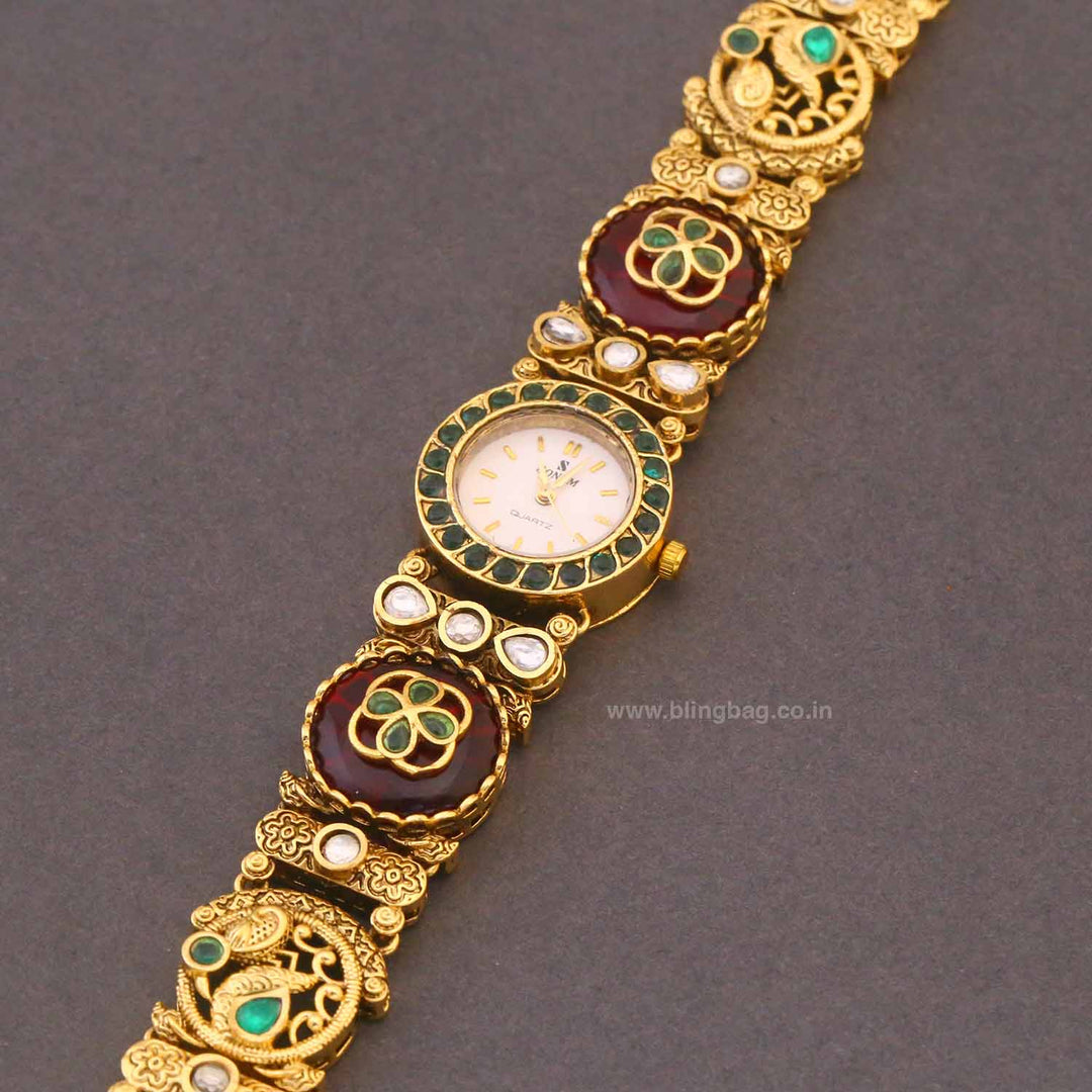 Blingbag Maroon Maharani Edition Watch