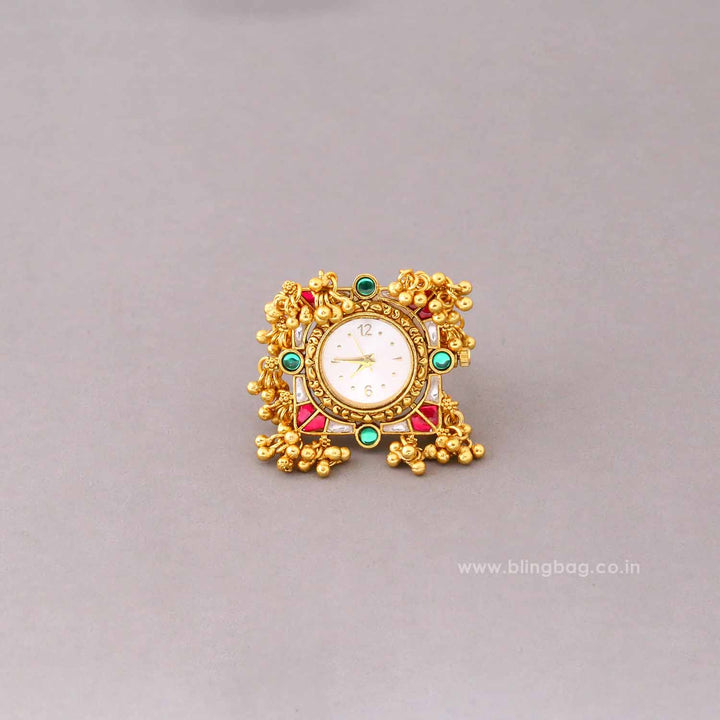 Blingbag Multicolor Aaranya Ring Watch