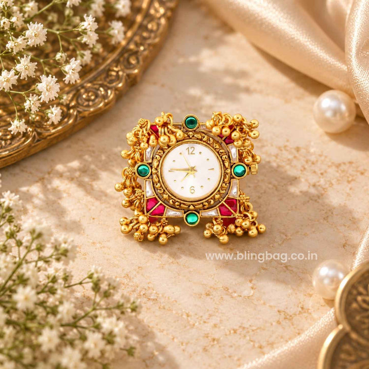 Blingbag Multicolor Aaranya Ring Watch