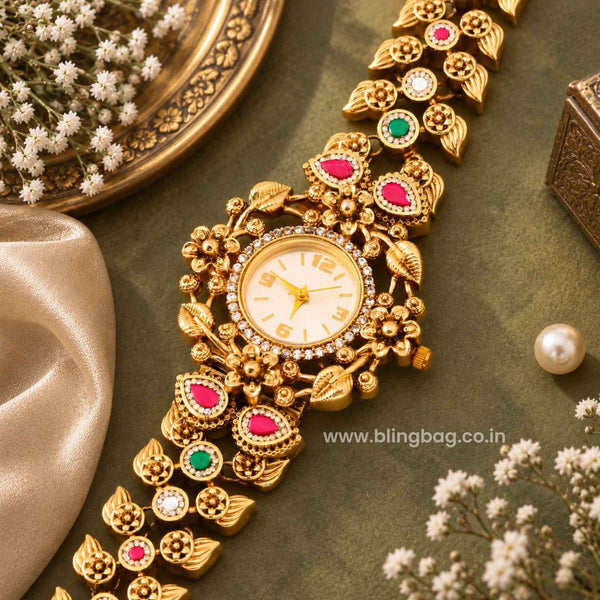 Blingbag Multicolor Aarohisha Heritage Watch