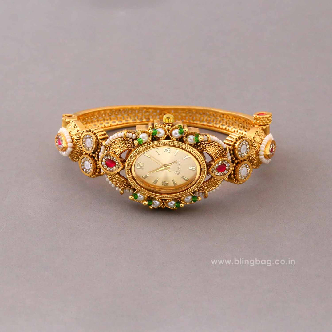 Blingbag Multicolor Bhavyaini Kadha watch