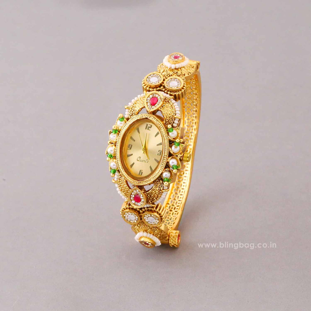 Blingbag Multicolor Bhavyaini Kadha watch