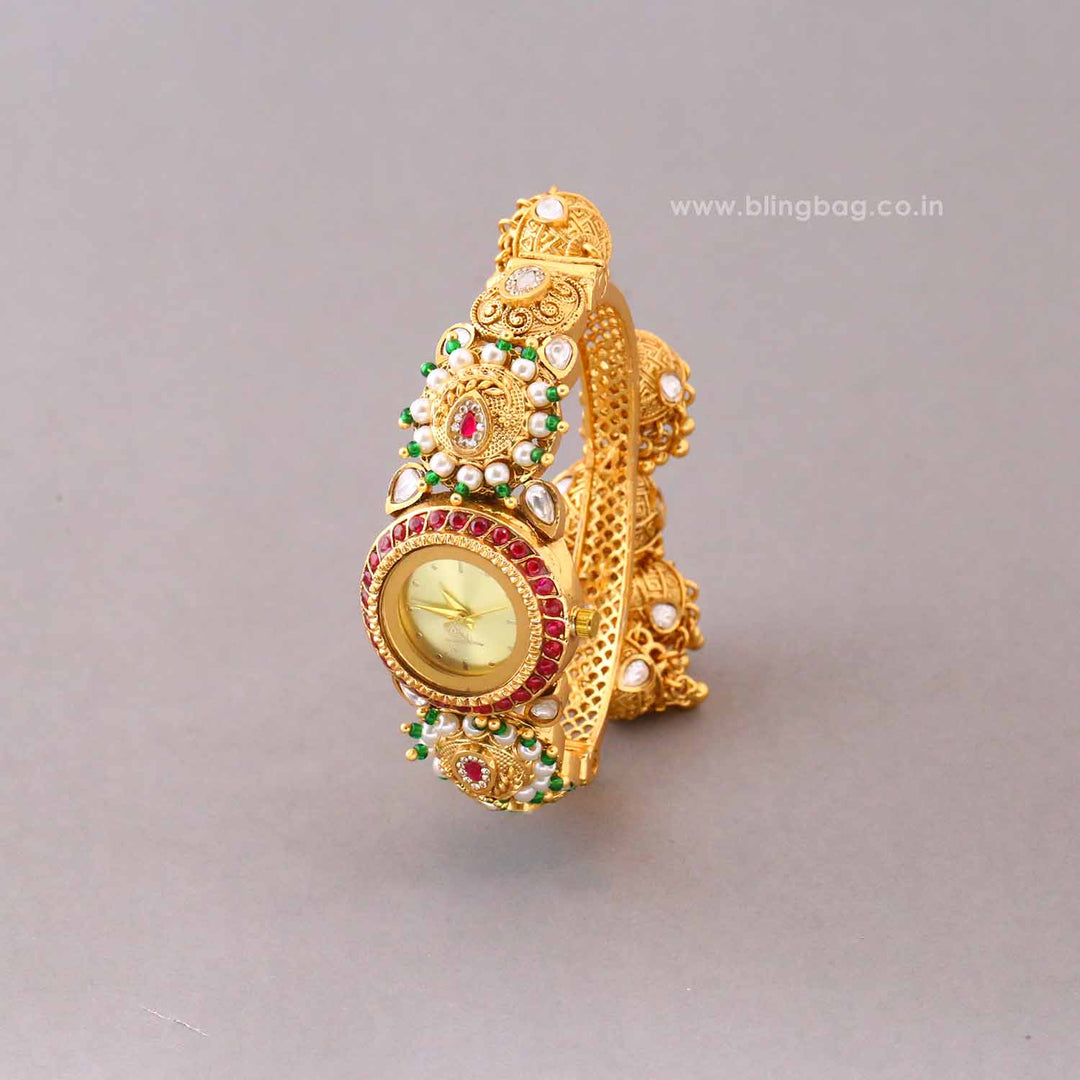 Blingbag Multicolor Divyaika Kadha watch