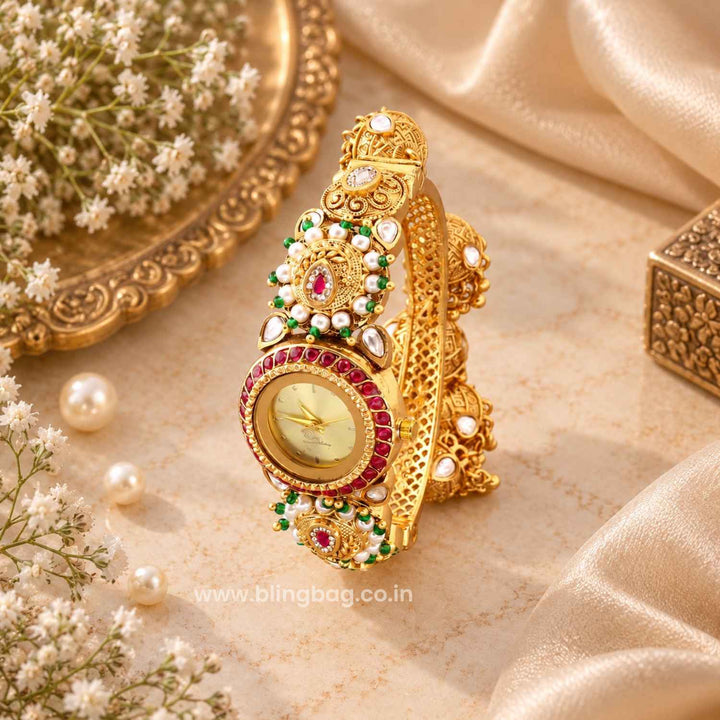 Blingbag Multicolor Divyaika Kadha watch