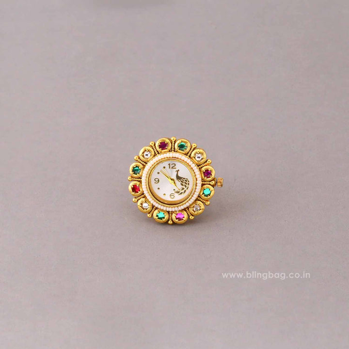 Blingbag Multicolor Kaalika Ring Watch
