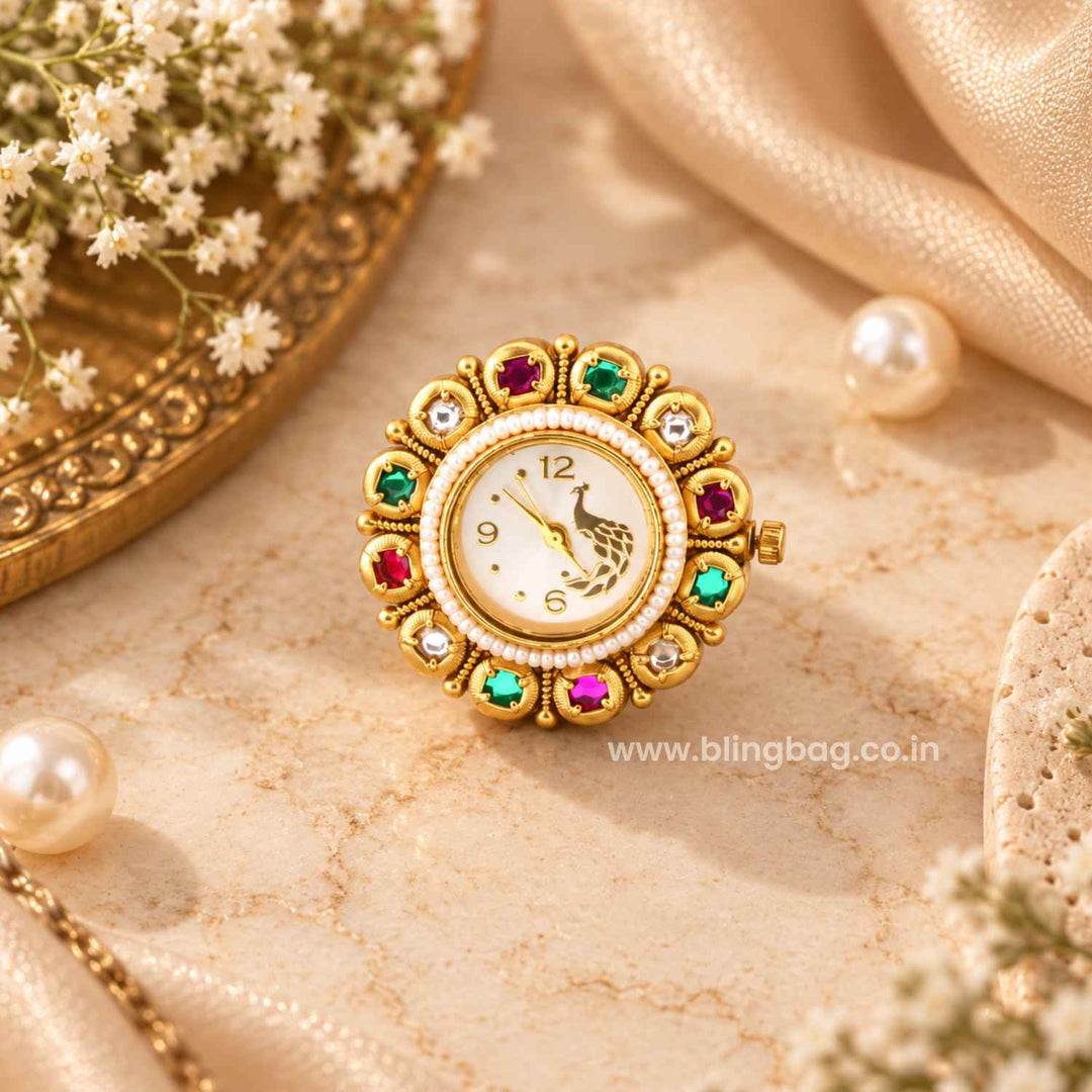 Blingbag Multicolor Kaalika Ring Watch