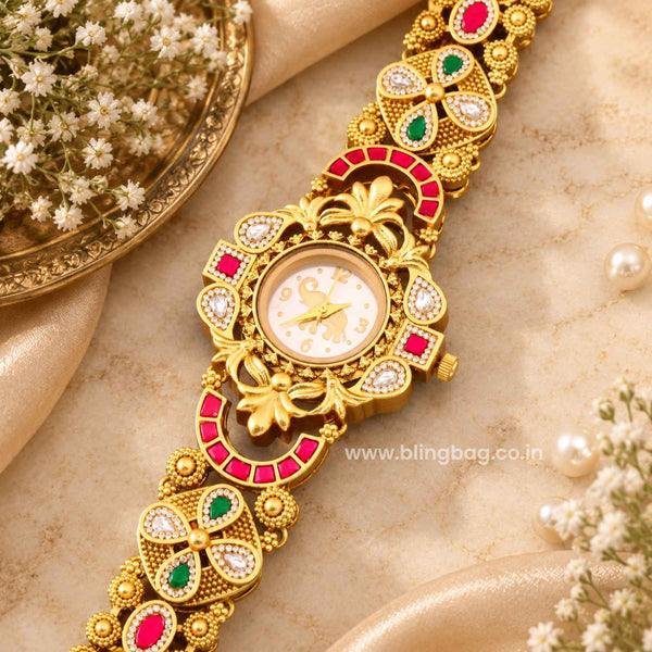Blingbag Multicolor Nishaini Heritage Watch - II