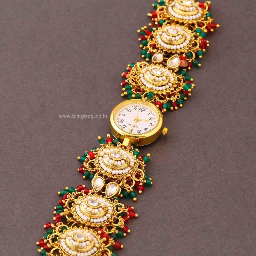 Blingbag Multicolor Paayae Kashmiri Watch