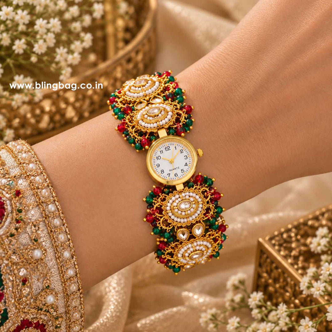 Blingbag Multicolor Paayae Kashmiri Watch