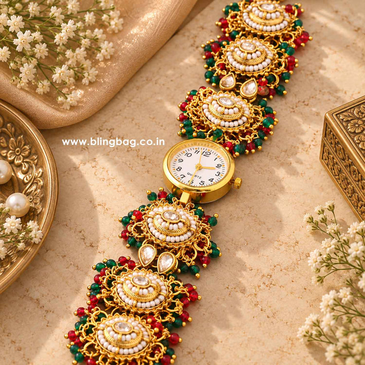 Blingbag Multicolor Paayae Kashmiri Watch
