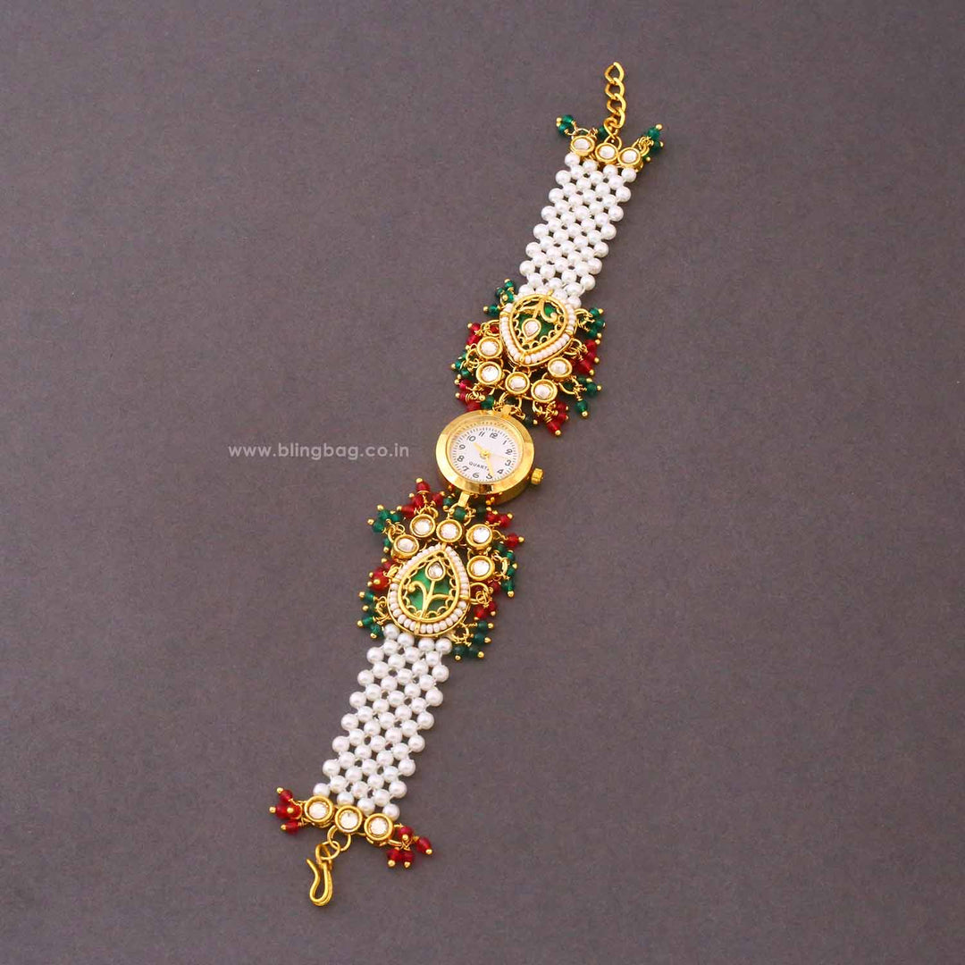 Blingbag Multicolor Pachika Kashmiri Watch