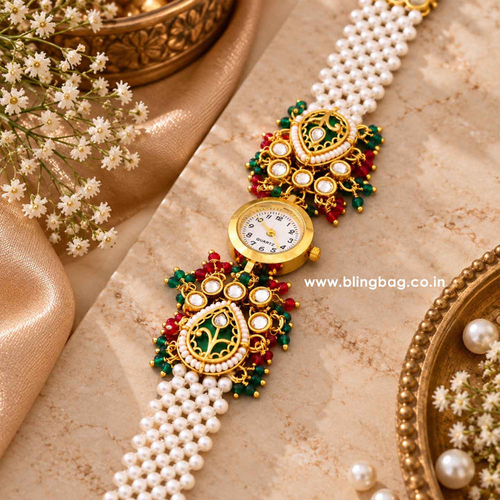 Blingbag Multicolor Pachika Kashmiri Watch