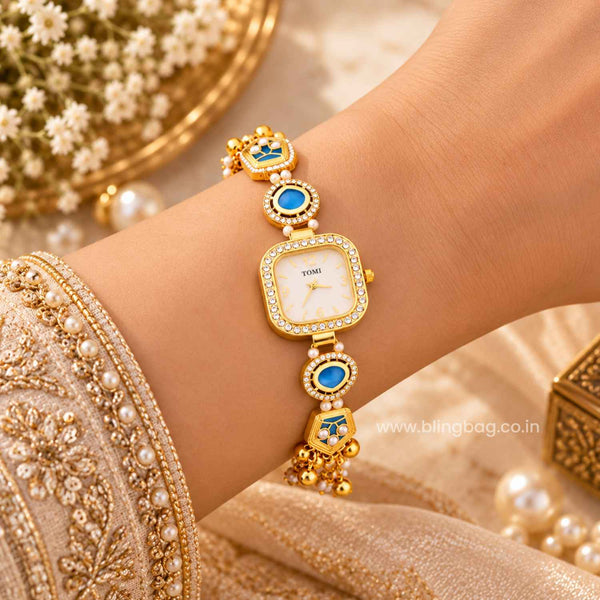 Blingbag Multicolor Parvisha Kashmiri Watch