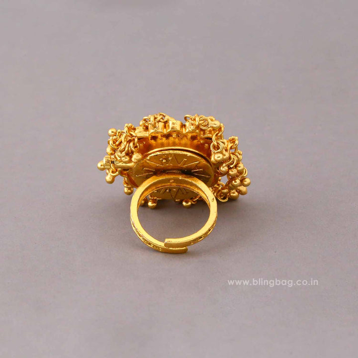 Blingbag Multicolor Rajmudra Ring Watch