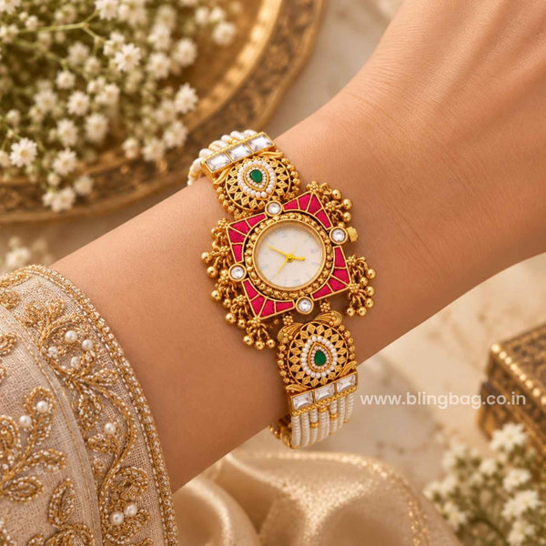 Blingbag Multicolor Vidyaini Heritage Watch