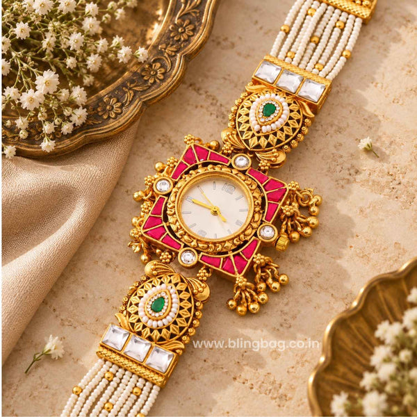 Blingbag Multicolor Vidyaini Heritage Watch