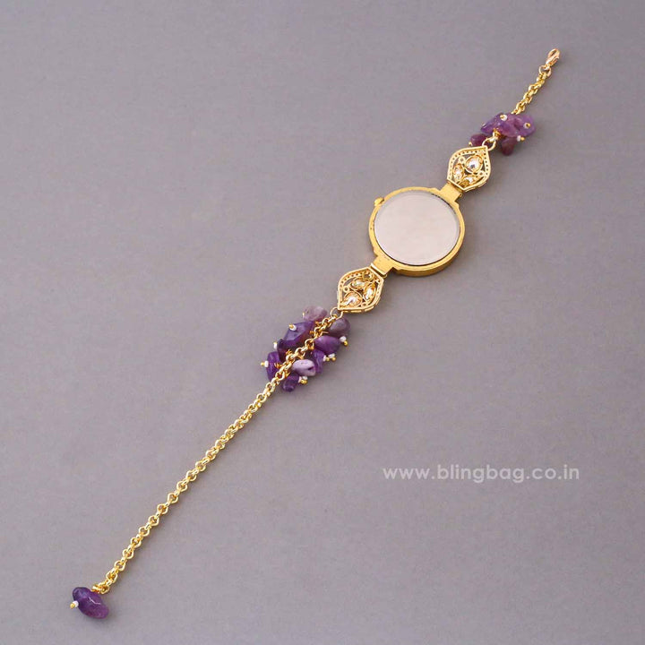 Blingbag Purple Shloka Kashmiri Watch