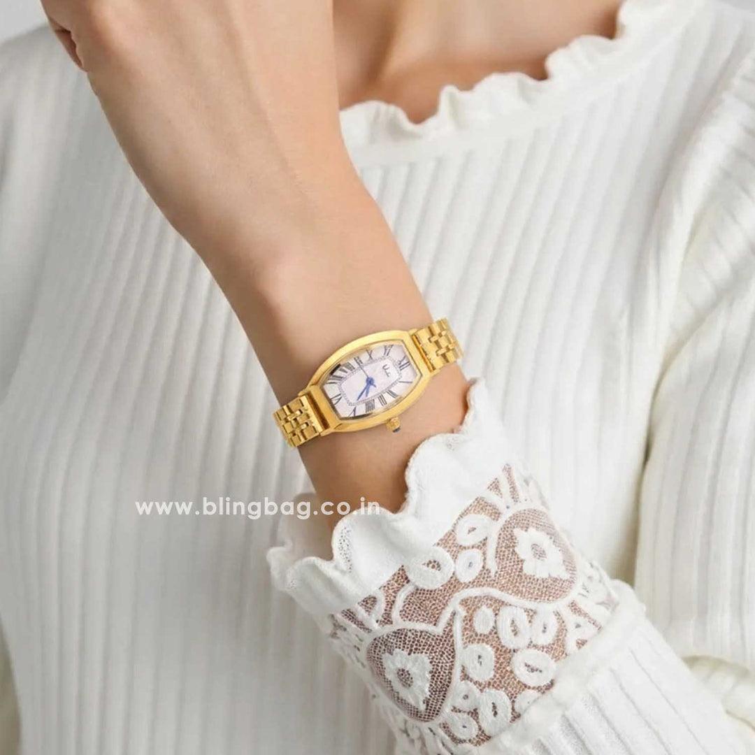 Blingbag Roman Gold Quisha Watch