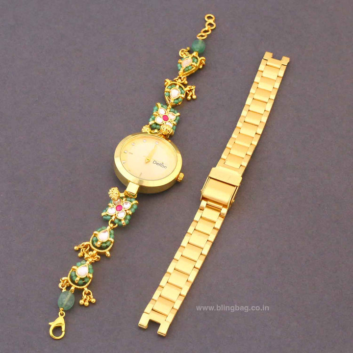 Blingbag Ziyaa Floral Bracelet Watch