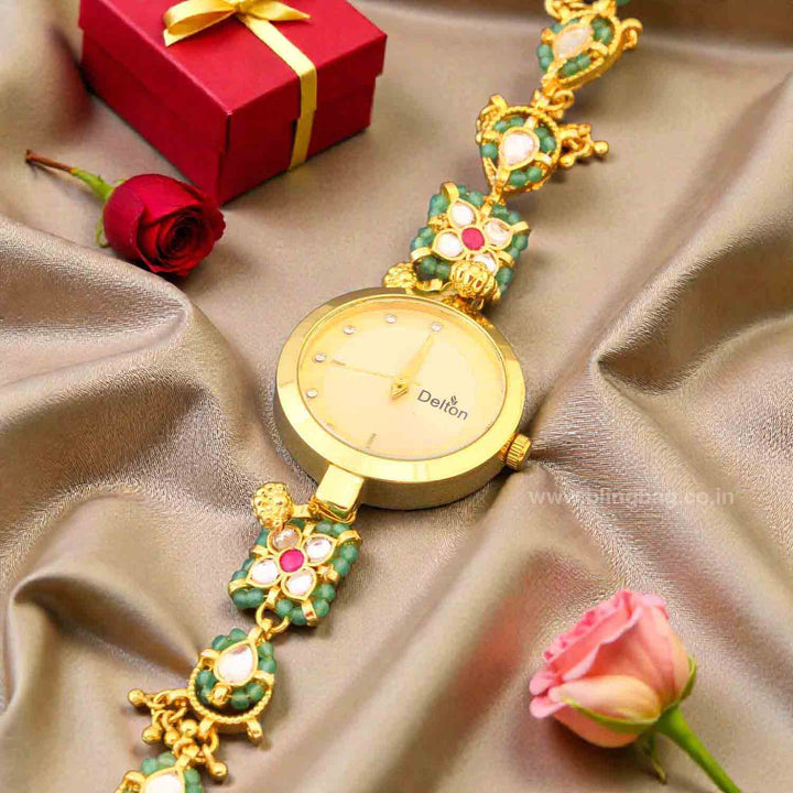 Blingbag Ziyaa Floral Bracelet Watch