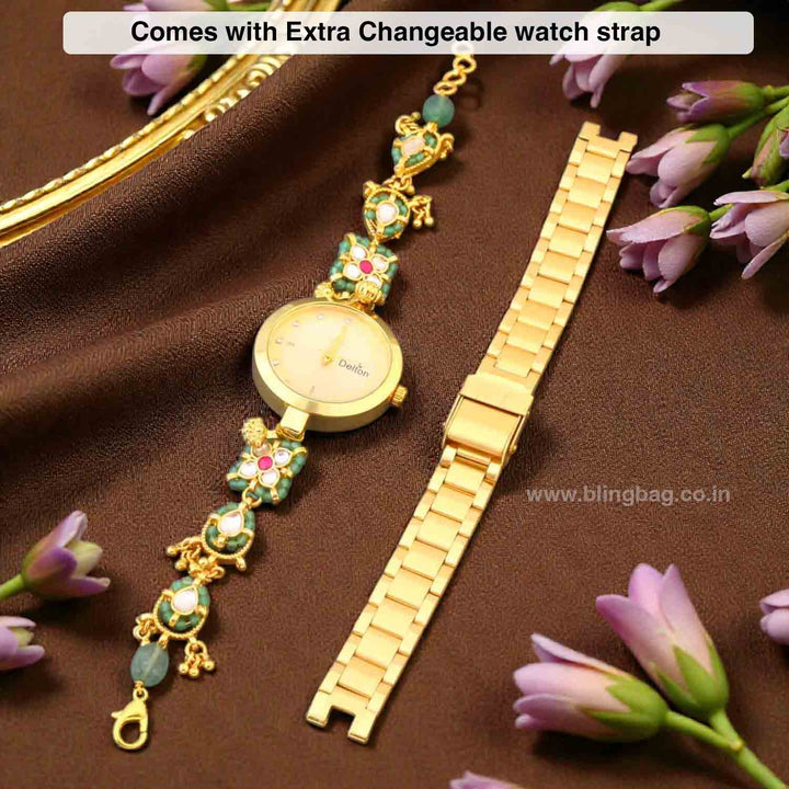 Blingbag Ziyaa Floral Bracelet Watch