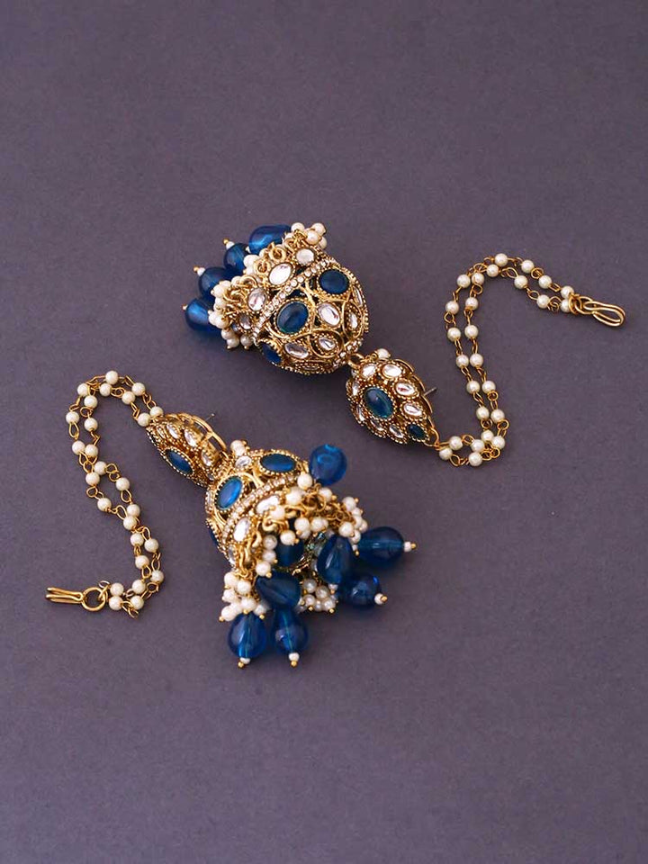 Blue Gita Sahara Jhumkis