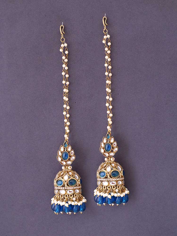 Blue Gita Sahara Jhumkis