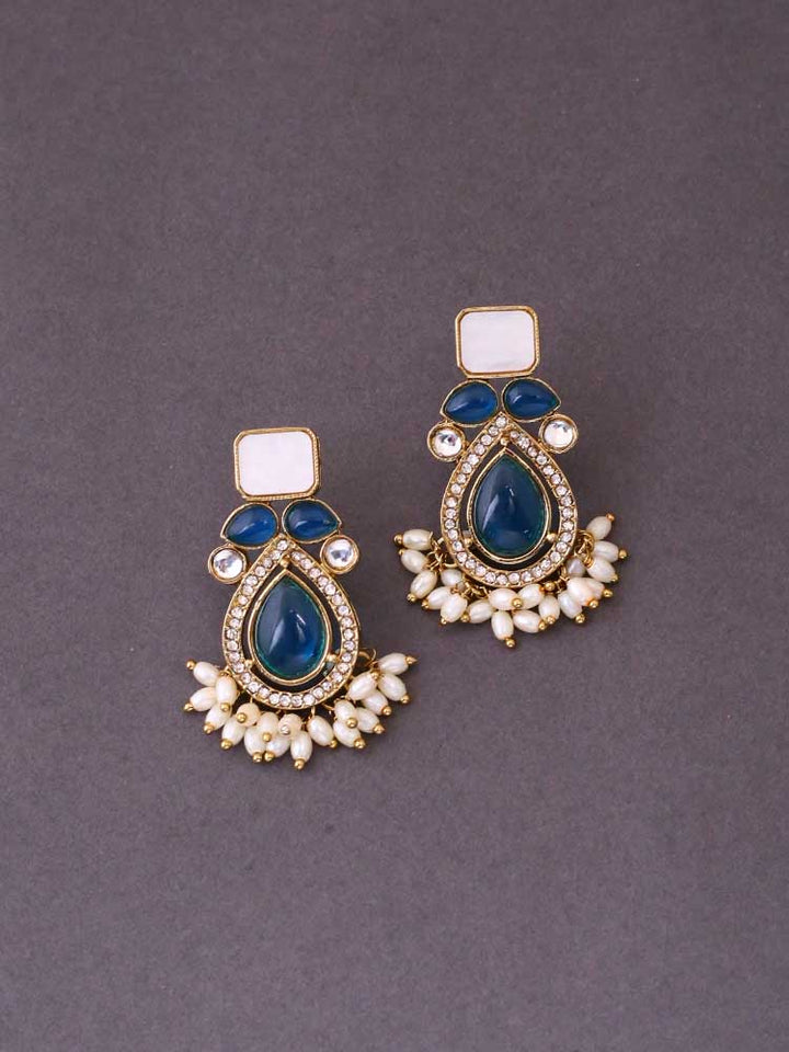 Blue Nalini Danglers