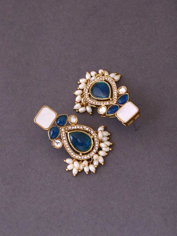 Blue Nalini Danglers