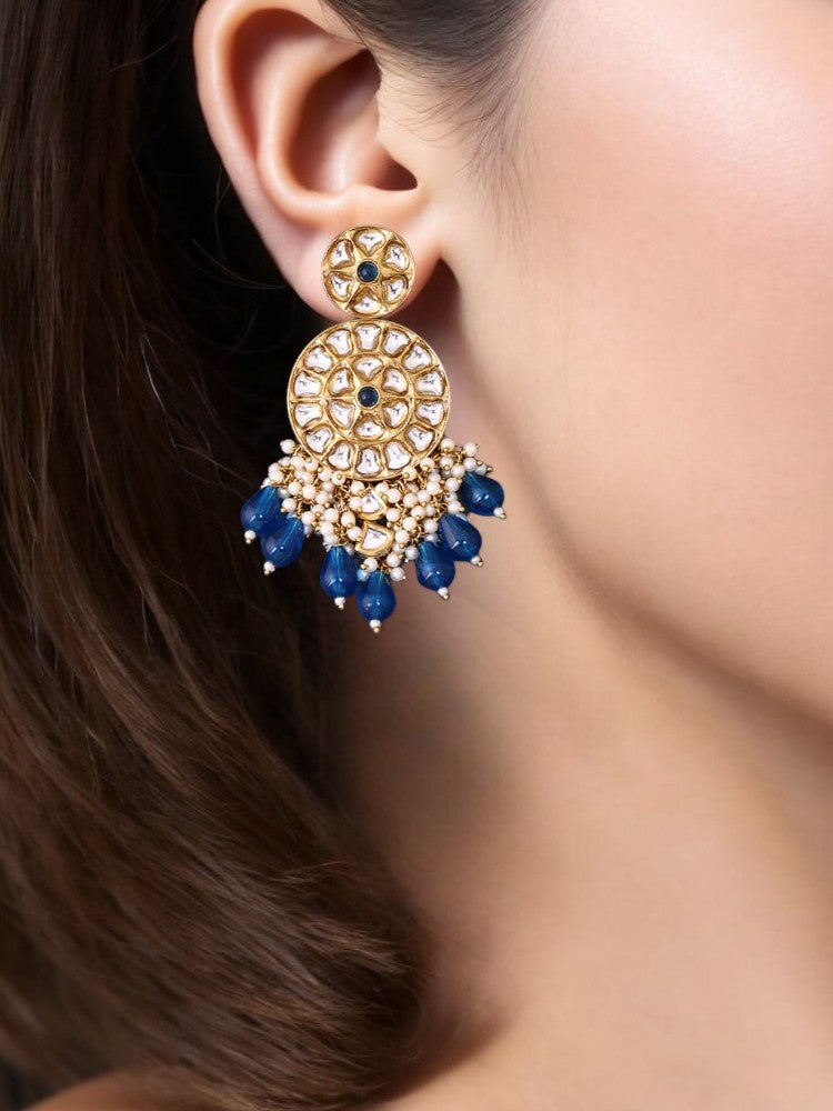 Blue Rachna Chandbalis