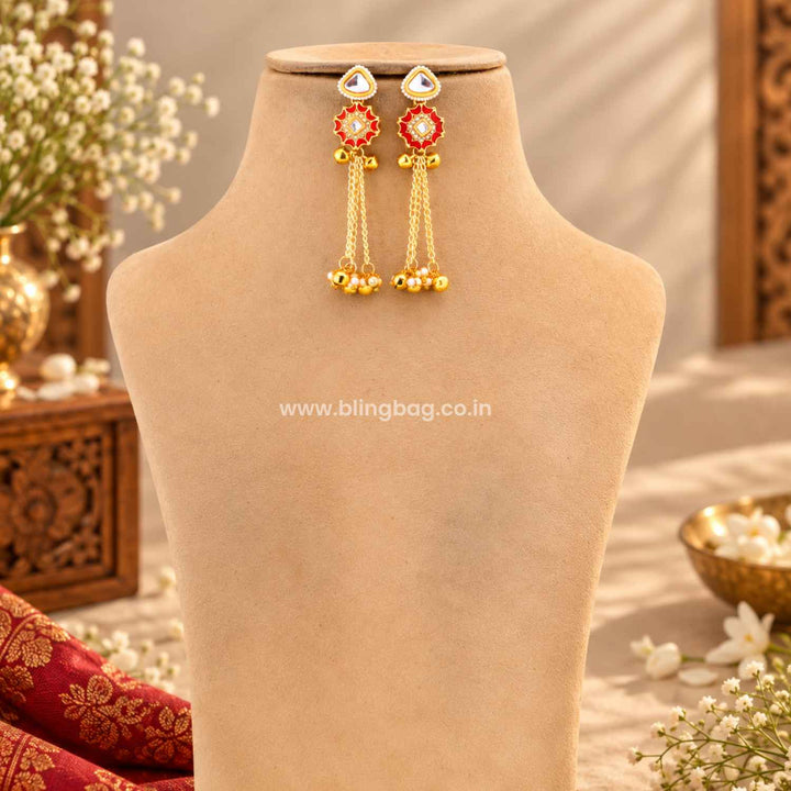 Blue Rajwadi Kundan Jewellery Set - New Arrival