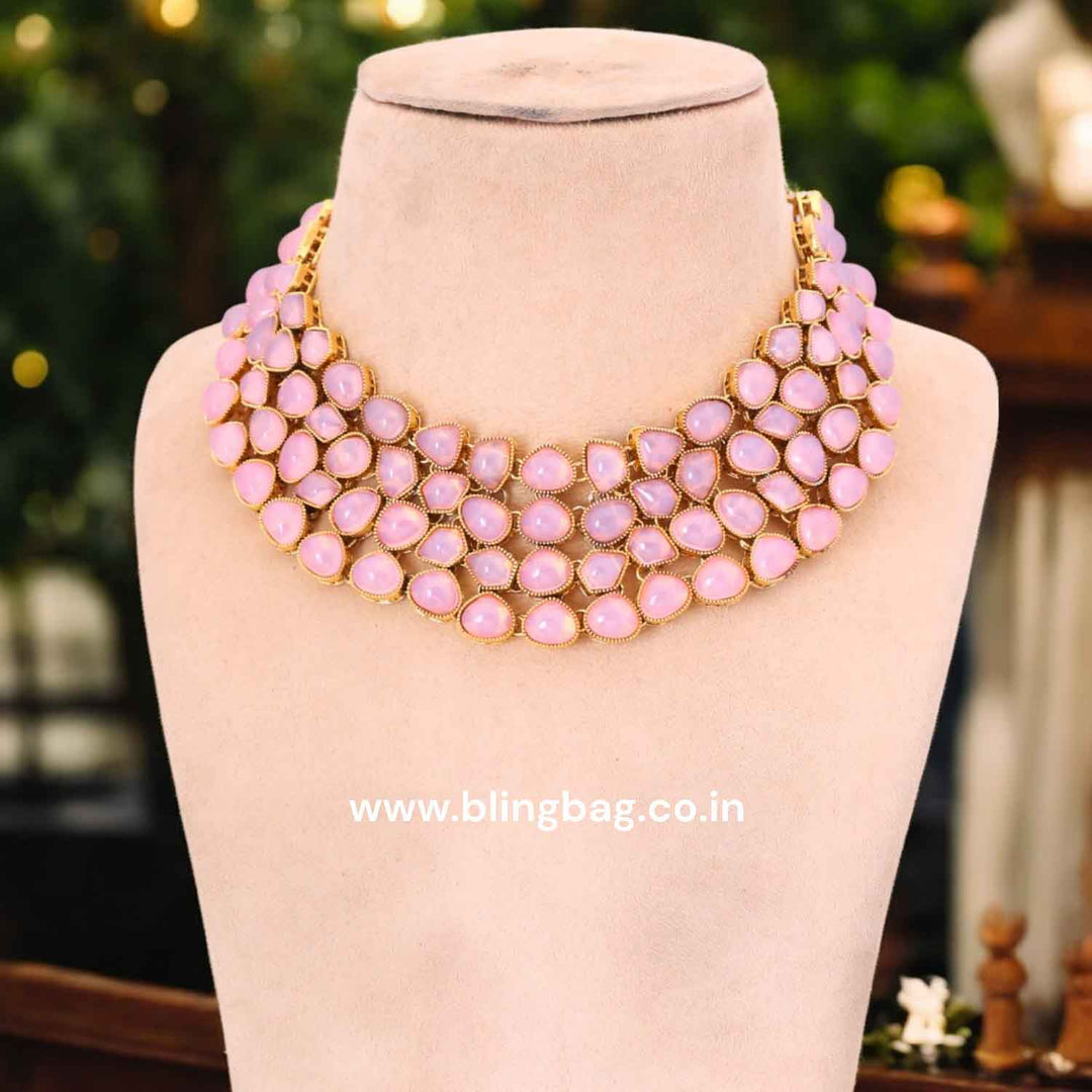Blush Aadarshini Kundan Jewellery Set