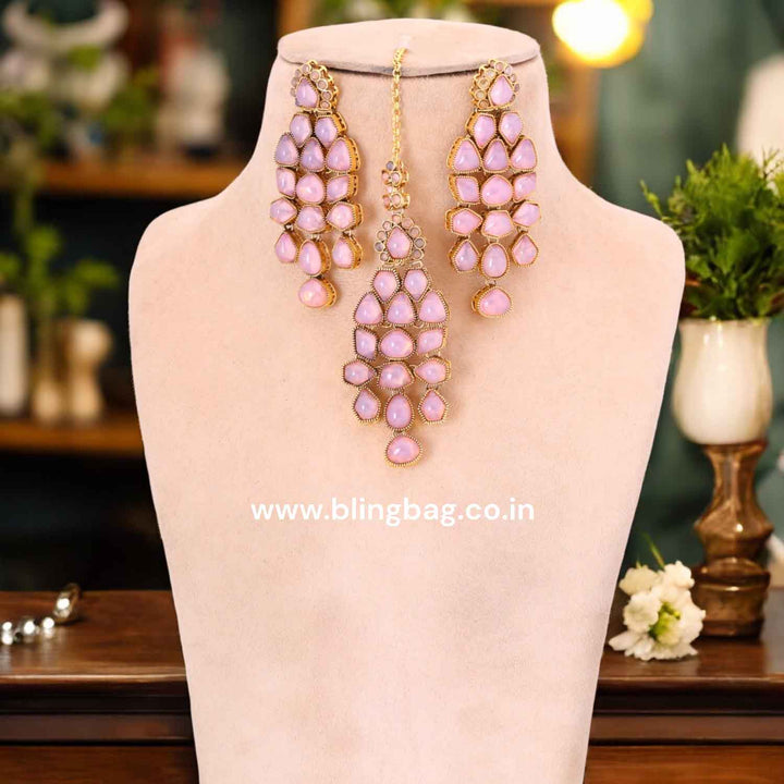 Blush Aadarshini Kundan Jewellery Set